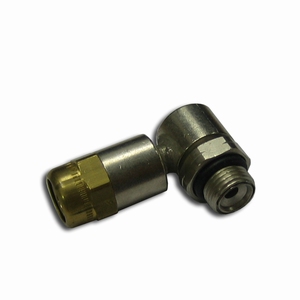 giunto, aria, Ø 6mm> G1 / 8 "angolato (ottone)