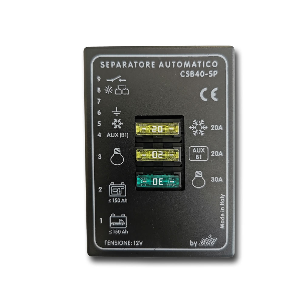 accu-scheider, automatische batterij switch, 2A, CSB40-SP