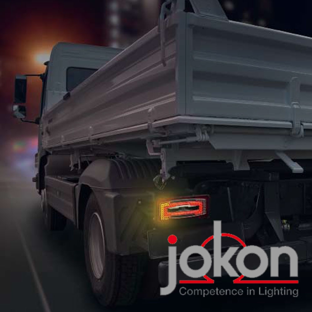 LED Tail Light, type 720, Ø 95mm, 24 volts