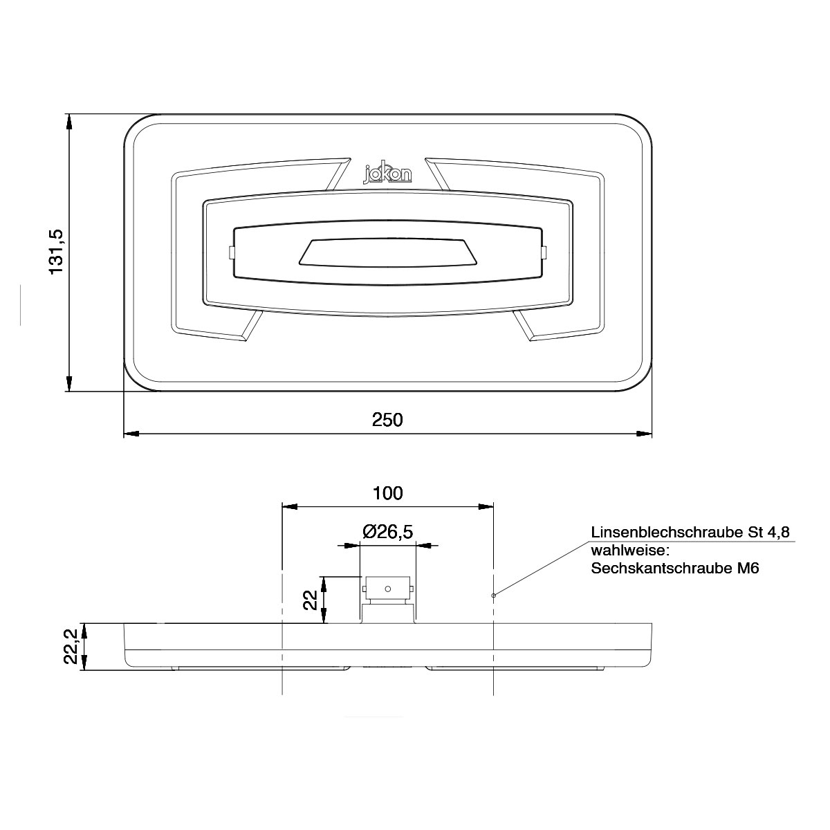 Rücklicht, LED, Typ 915, Wohnwagen/Anhänger 9-32 V, links