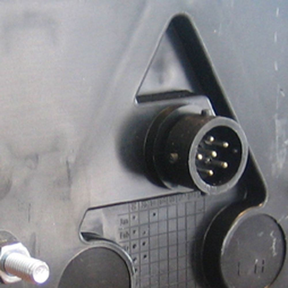 achterlicht, links, met stekkeraansluiting (6-polig), rook