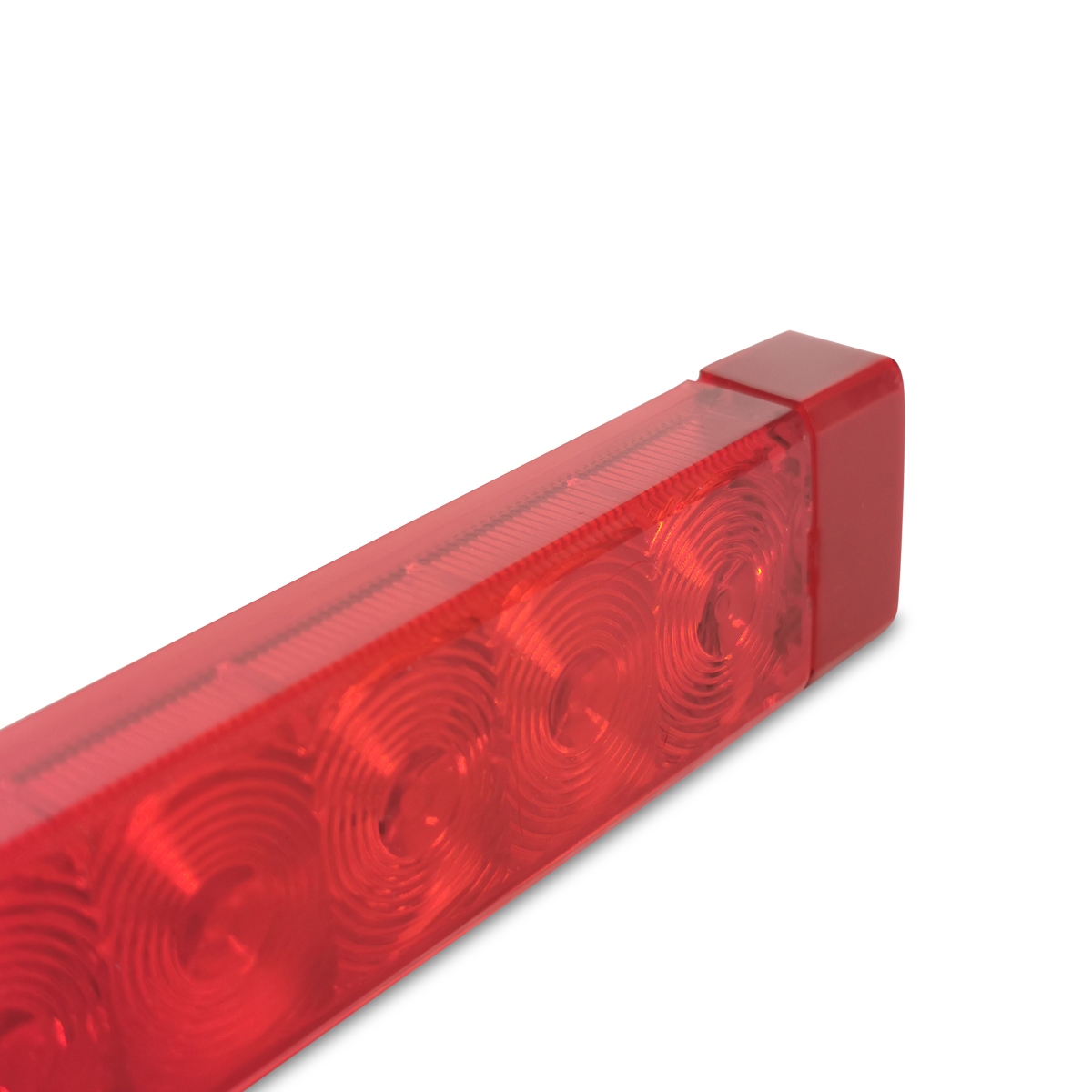 eindstukken, type 250, rood (set van 2 stuks)