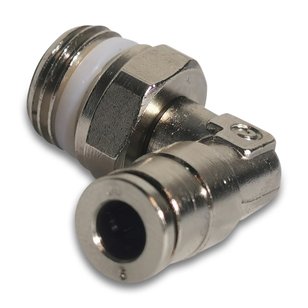 koppeling, lucht, Ø 5mm, 1/4" NPT 90°