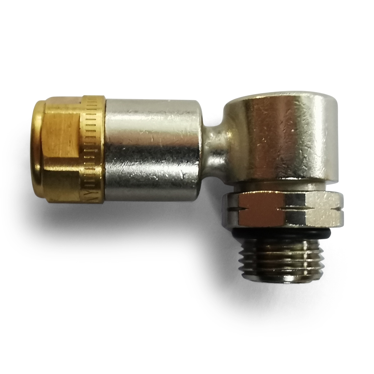 coupling, air, Ø 6mm> G1 / 8 "angled (brass)