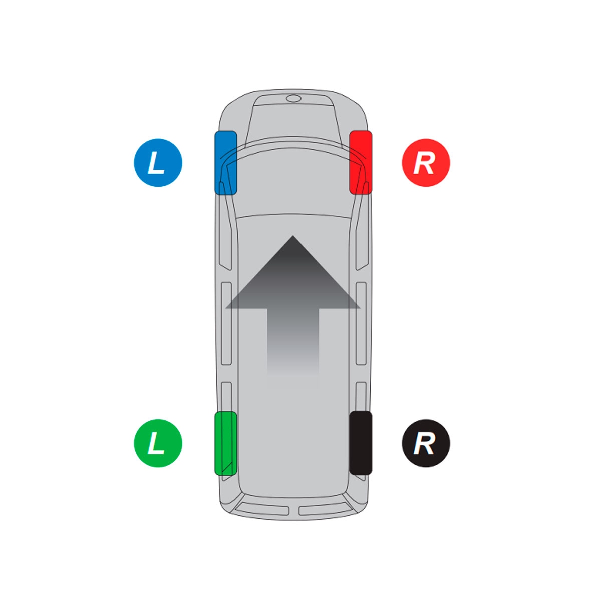 leiding, lucht, Ø 4mm, blauw, lengte van 10 meter