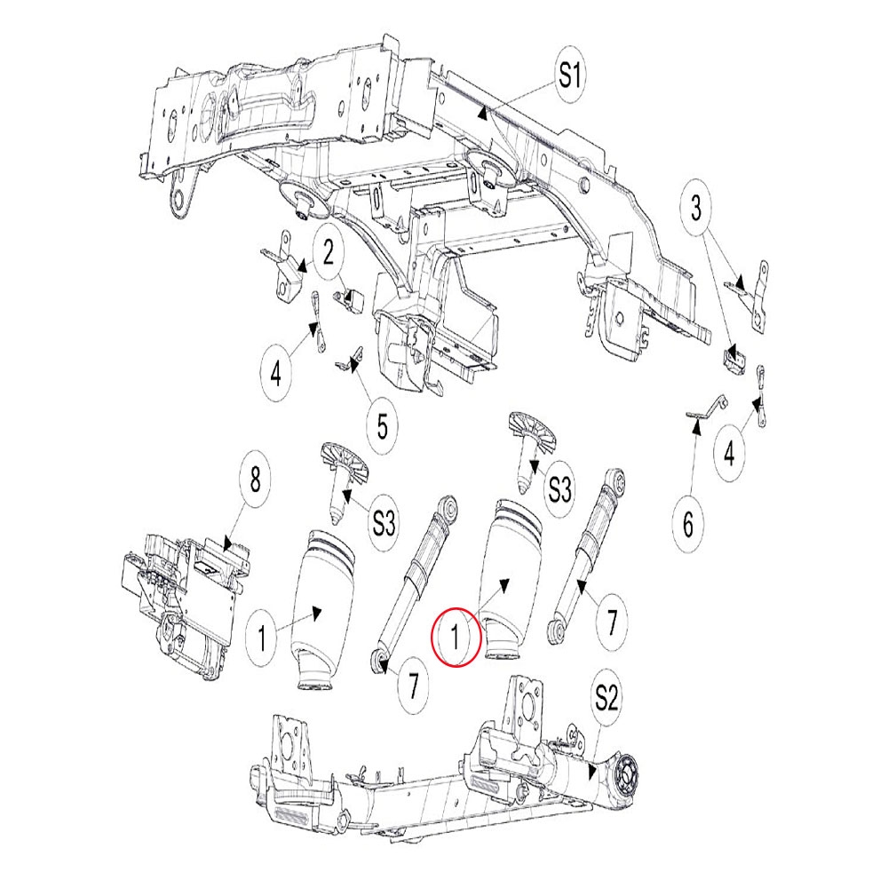 molla pneumatica, Renault Kangoo