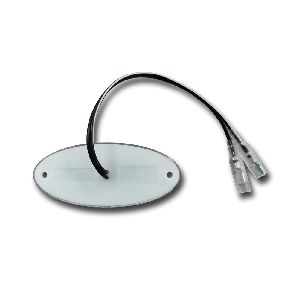 marking, white, LED, PLR2012, 12 volt, incl. reflector