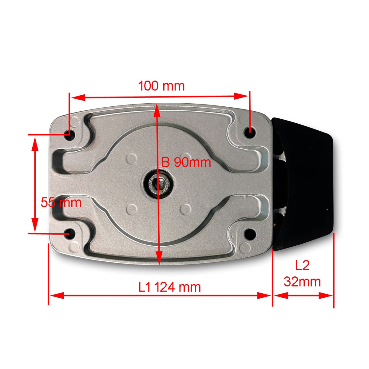 safety pack, Transit cabin + 2x 1760 rotary lock, grey