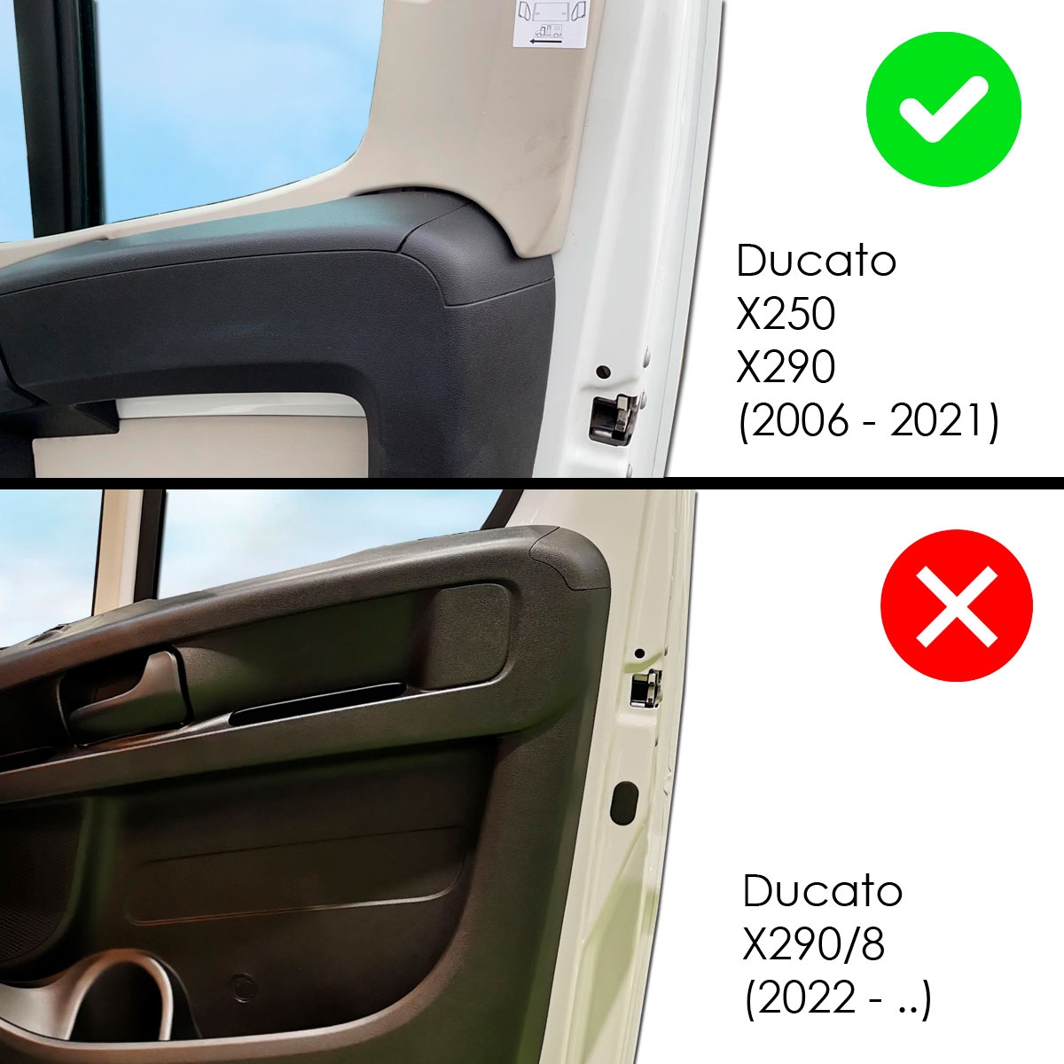 security lock for driver's cabine, Fiat Ducato (2006 - 2021)