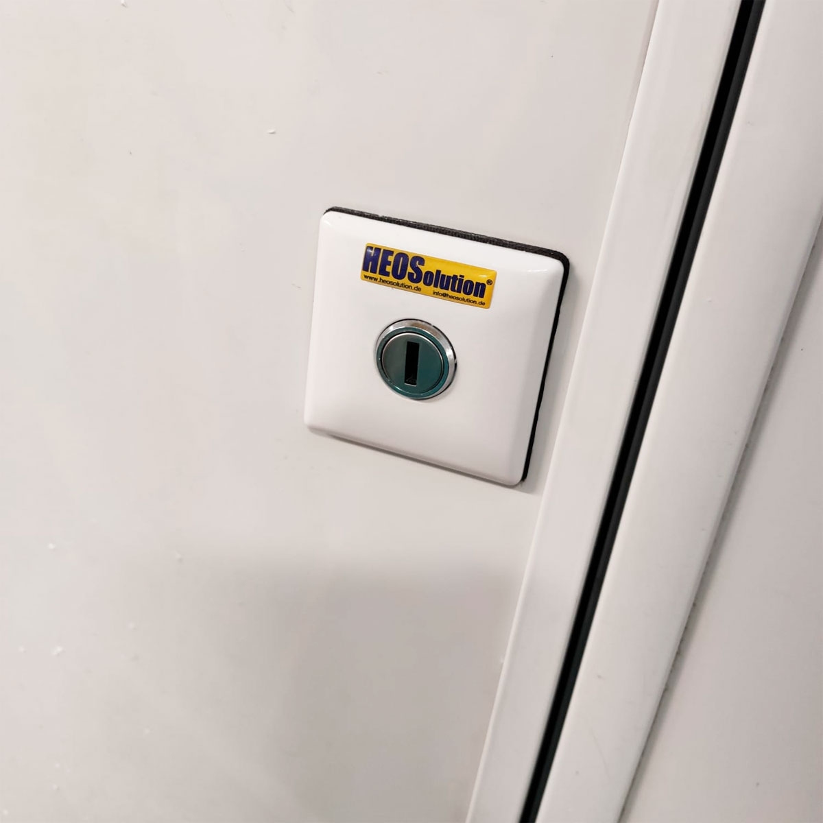 sloten, set van 2 (zelfde sleutel), toegangsdeur/klep, wit