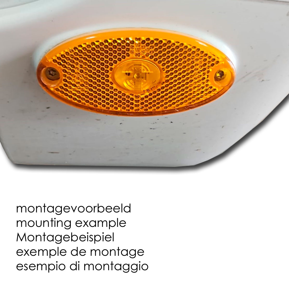 illuminazione, marcatura laterale, LED, montaggio superficia